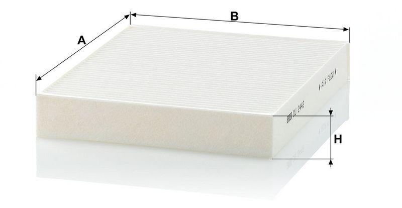 MANN-FILTER CU 2442 Innenraumluftfilter f&uuml;r Opel