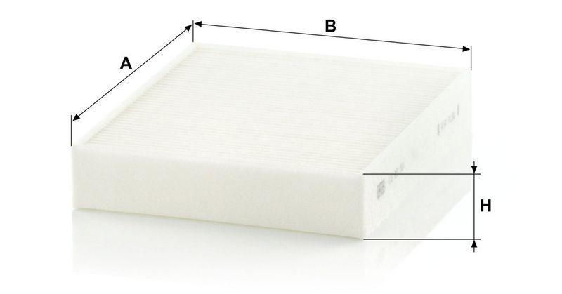 MANN-FILTER CU 25 001 Innenraumluftfilter f&uuml;r BMW