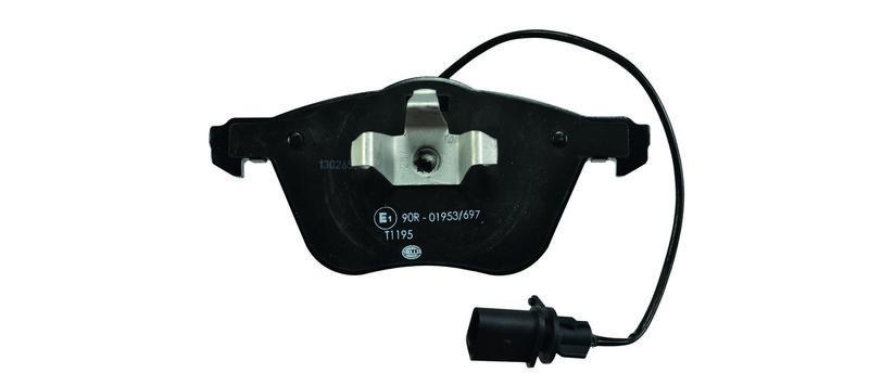 HELLA 8DB 355 008-921 Bremsbelagsatz, Scheibenbremsbelag für VW/SEAT/FORD