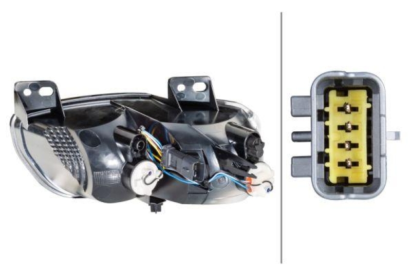 HELLA 2TN 011 056-031 Heckleuchte links Halogen CITROEN