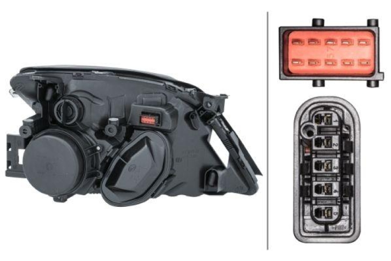 HELLA 1EL 008 321-071 Heckscheinwerfer links Xenon OPEL