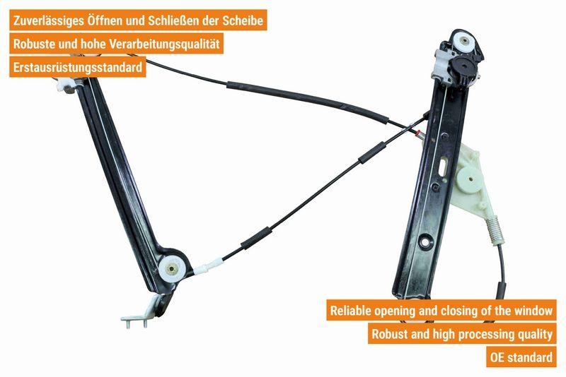 VAICO V20-8704 Fensterheber elektrisch ohne Elektromotor vorne Rech für BMW