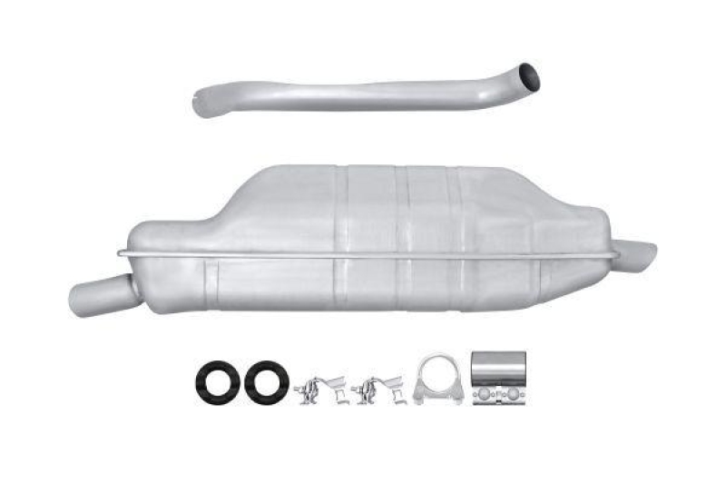 HELLA 8LD 366 026-971 Endschalldämpfer BMW