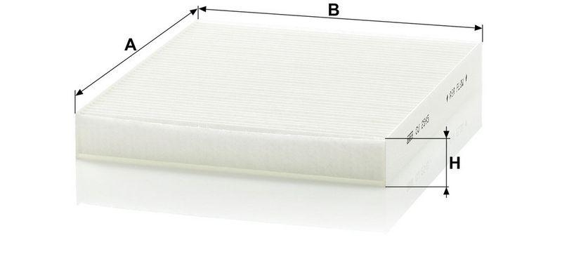 MANN-FILTER CU 2545 Innenraumluftfilter f&uuml;r VW