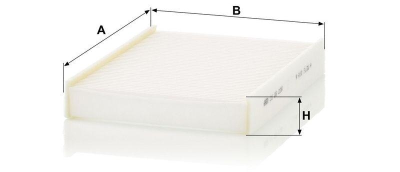 MANN-FILTER CU 26 006 Innenraumluftfilter f&uuml;r VW