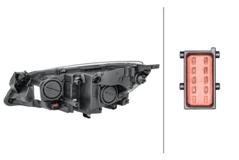 HELLA 1EG 010 011-321 Heckscheinwerfer rechts Halogen OPEL