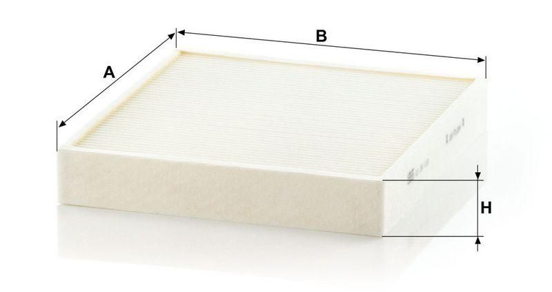 MANN-FILTER CU 26 010 Innenraumluftfilter f&uuml;r VW