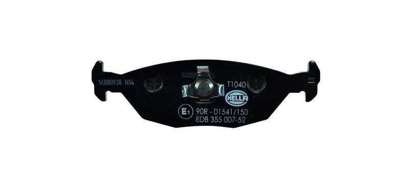 HELLA 8DB 355 007-521 Bremsbelagsatz, Scheibenbremsbelag f&uuml;r VOLVO/SAAB