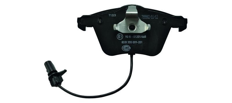 HELLA 8DB 355 009-201 Bremsbelagsatz, Scheibenbremsbelag für AUDI/SEAT