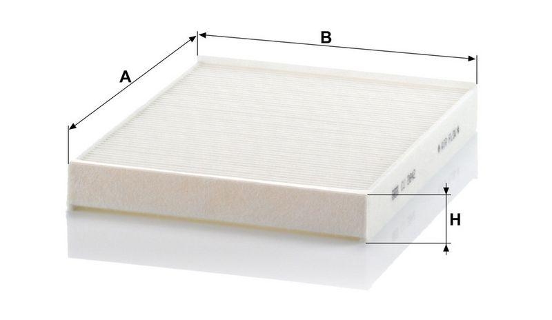MANN-FILTER CU 2842 Innenraumluftfilter f&uuml;r VW