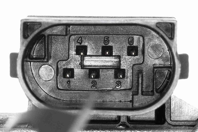 VEMO V30-81-0003-1 Drosselklappenstutzen elektronisch, With Gasket, 6-Polig f&uuml;r MERCEDES-BENZ