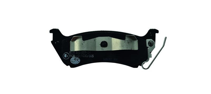 HELLA 8DB 355 009-241 Bremsbelagsatz, Scheibenbremsbelag f&uuml;r MB M-CLASS (W163)