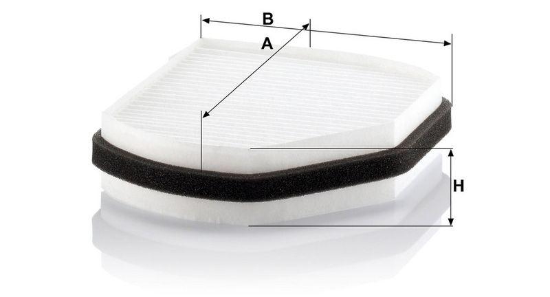 MANN-FILTER CU 2897 Innenraumluftfilter f&uuml;r Mercedes-Benz