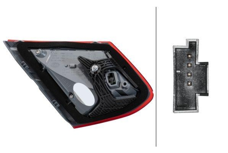 HELLA 2TZ 011 787-221 Heckleuchte rechts LED MB