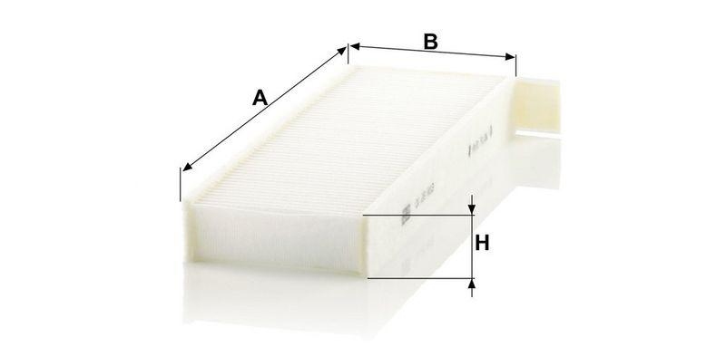 MANN-FILTER CU 29 003-2 Innenraumluftfilter f&uuml;r PSA