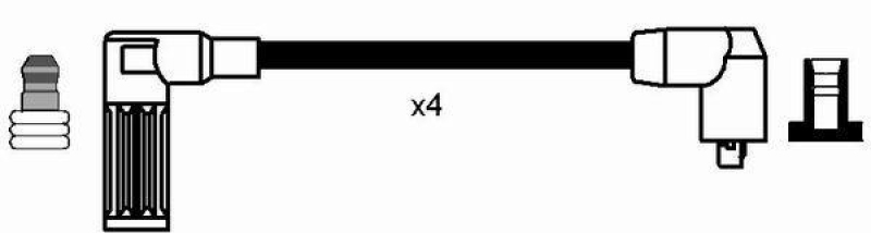 NGK 8193 Z&uuml;ndleitungssatz RC-FT602 |Z&uuml;ndkabel