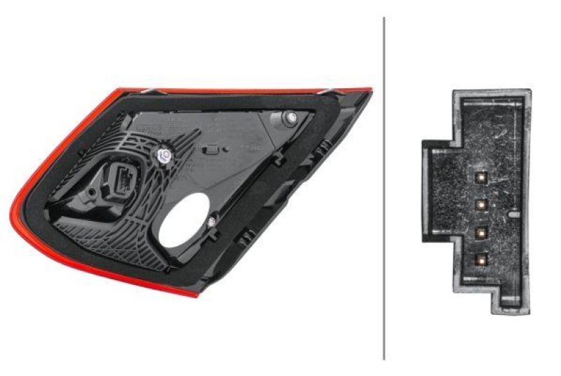 HELLA 2TZ 011 787-271 Heckleuchte links LED MB