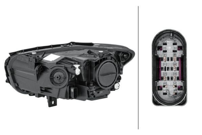 HELLA 1EG 014 993-021 Heckscheinwerfer rechts Halogen MB