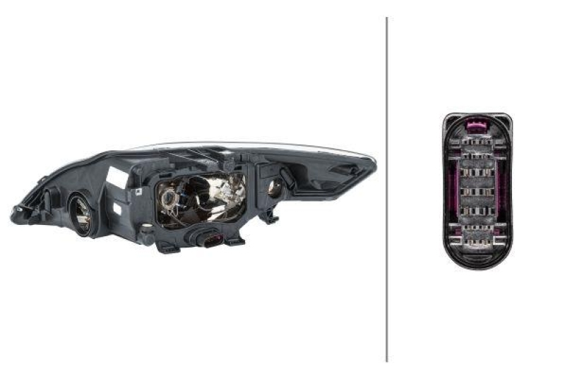 HELLA 1ZL 010 541-061 Heckscheinwerfer rechts Halogen FORD
