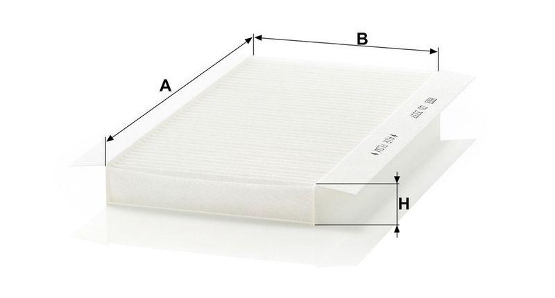 MANN-FILTER CU 3337 Innenraumluftfilter f&uuml;r Opel