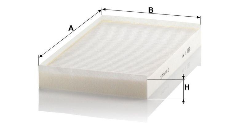 MANN-FILTER CU 3540 Innenraumluftfilter f&uuml;r Mercedes-Benz