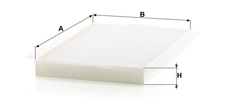 MANN-FILTER CU 3569 Innenraumluftfilter f&uuml;r Mercedes-Benz