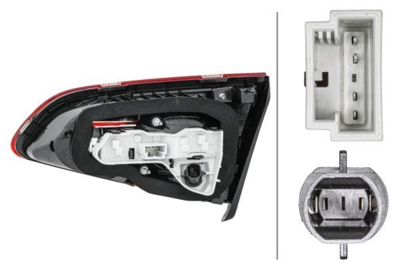 HELLA 2TZ 011 978-111 Heckleuchte links Halogen VW