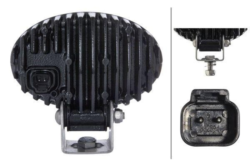 HELLA 1GA 996 661-002 AScheinwerfer Oval 100 LED