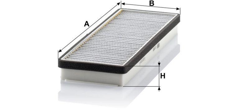 MANN-FILTER CU 3855 Innenraumluftfilter f&uuml;r Mercedes-Benz