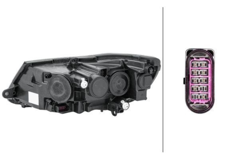 HELLA 1EL 011 314-321 Heckscheinwerfer rechts Halogen SKODA