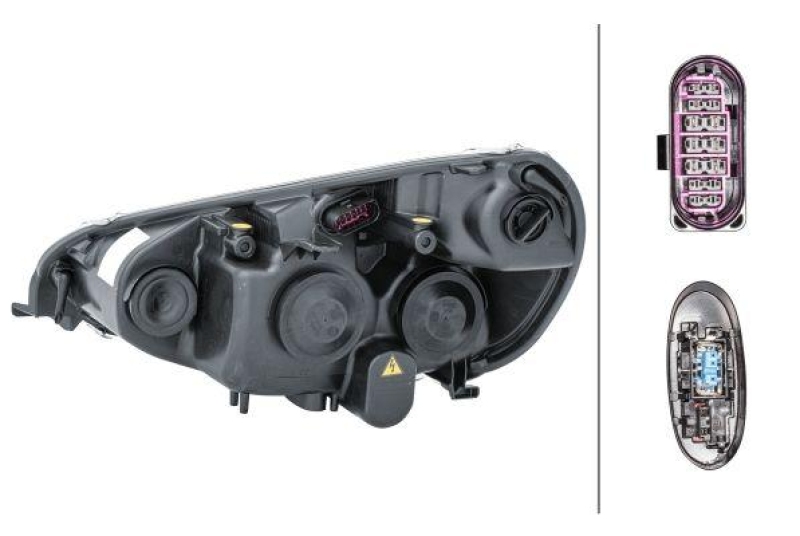 HELLA 1ZS 009 250-801 Heckscheinwerfer rechts Bi-Xenon FORD