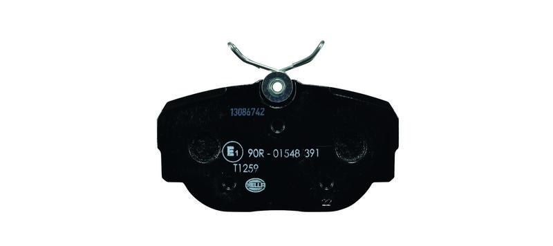 HELLA 8DB 355 009-541 Bremsbelagsatz, Scheibenbremsbelag für LANDROVER