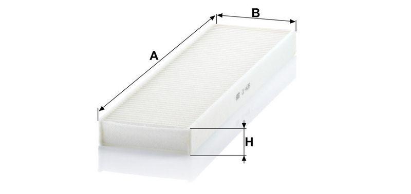 MANN-FILTER CU 4436 Innenraumluftfilter f&uuml;r BMW