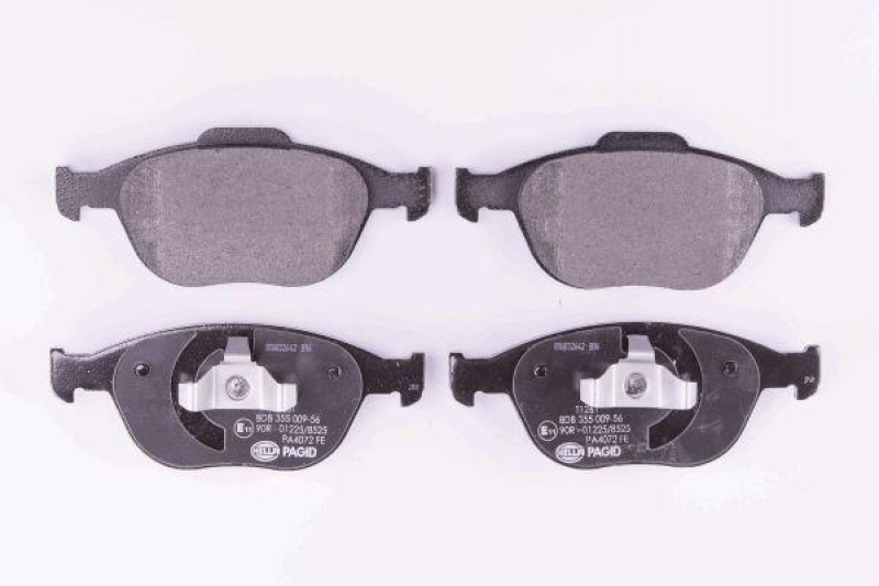 HELLA 8DB 355 009-561 Bremsbelagsatz, Scheibenbremsbelag f&uuml;r FORD