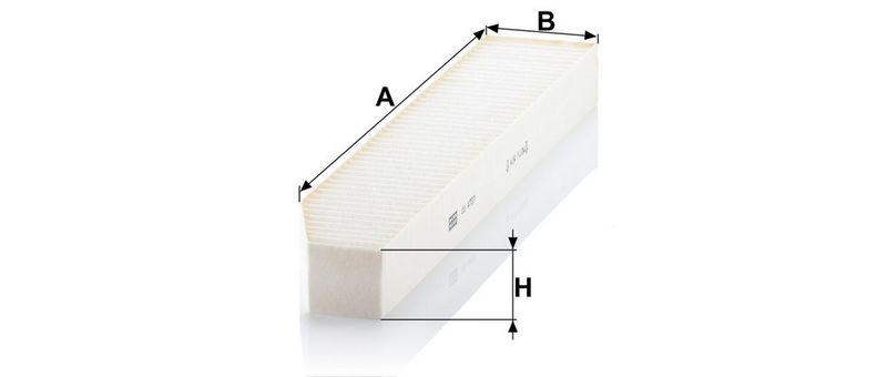 MANN-FILTER CU 4727 Innenraumluftfilter f&uuml;r Chrysler
