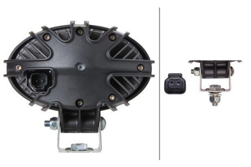 HELLA 1GA 996 761-101 AScheinwerfer Oval 100 Compact LED