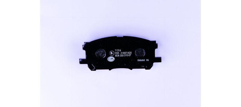HELLA 8DB 355 010-071 Bremsbelagsatz, Scheibenbremsbelag f&uuml;r LEXUS
