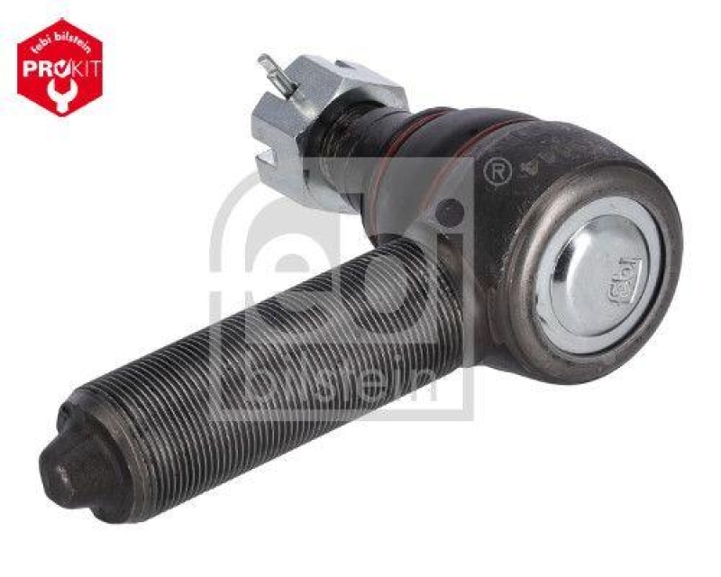 FEBI BILSTEIN 11114 Spur- / Lenkstangenendst&uuml;ck mit Kronenmutter und Splint f&uuml;r Volvo