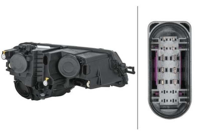 HELLA 1EG 354 855-091 Heckscheinwerfer links Hybrid SKODA