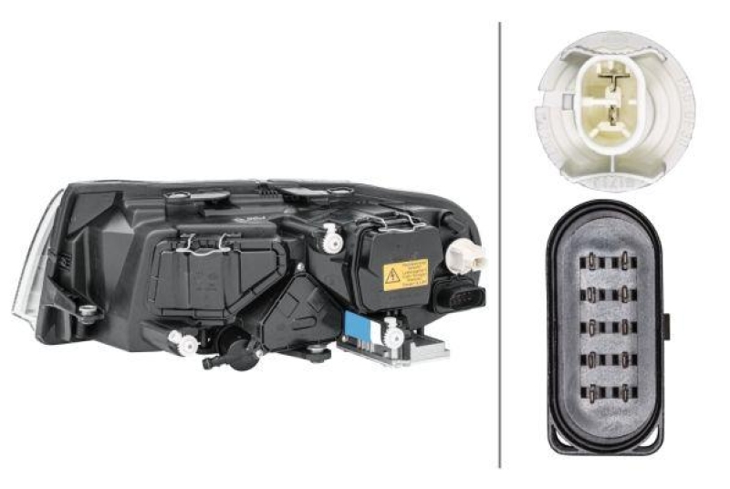 HELLA 1EL 246 042-441 Heckscheinwerfer rechts Bi-Xenon SKODA