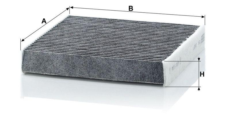 MANN-FILTER CUK 1827 Innenraumluftfilter f&uuml;r Daihatsu