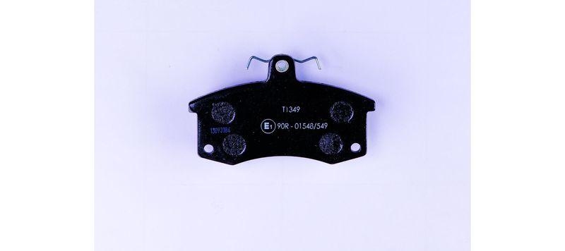 HELLA 8DB 355 010-341 Bremsbelagsatz, Scheibenbremsbelag f&uuml;r LADA