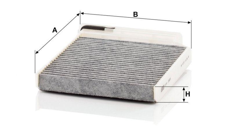 MANN-FILTER CUK 1829 Innenraumluftfilter f&uuml;r Renault
