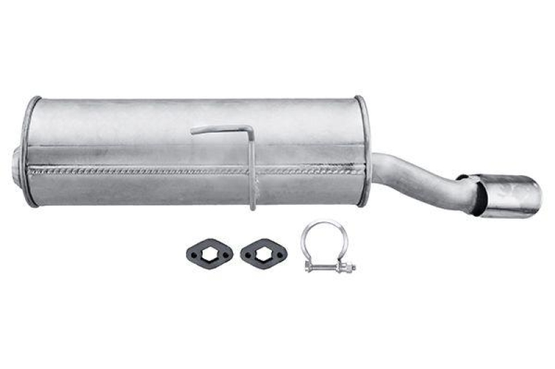 HELLA 8LD 366 027-471 Endschalldämpfer CITROEN