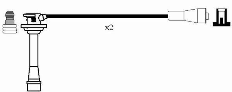 NGK 0717 Z&uuml;ndleitungssatz RC-KA404 |Z&uuml;ndkabel