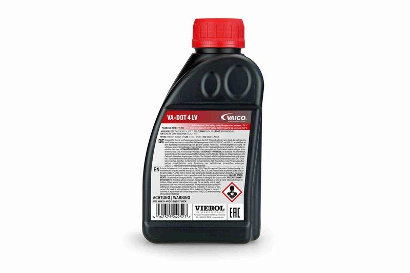 VAICO V60-0318 Bremsflüssigkeit Va-Dot 4 Lv 0,5 L
