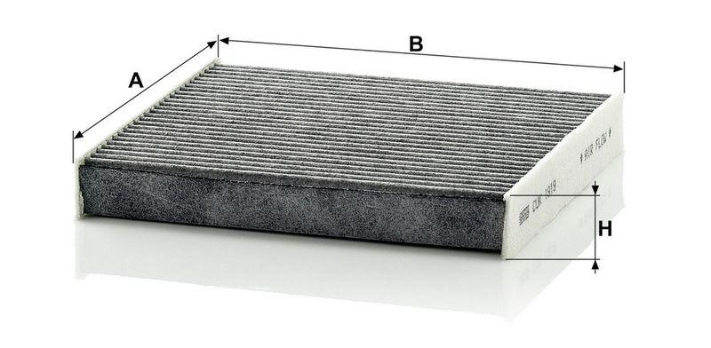 MANN-FILTER CUK 1919 Innenraumluftfilter f&uuml;r Toyota