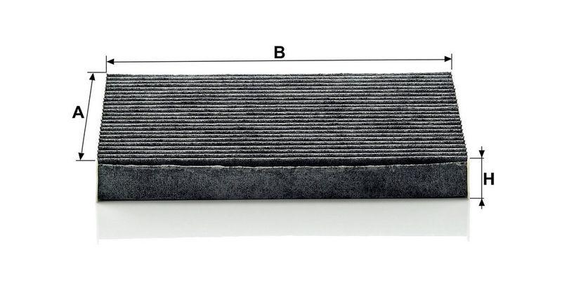 MANN-FILTER CUK 2043 Innenraumluftfilter f&uuml;r Mazda