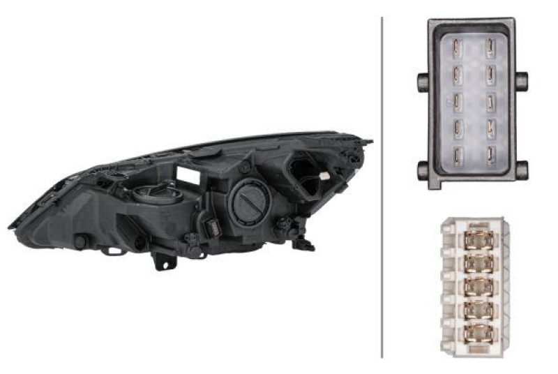 HELLA 1EL 354 829-021 Heckscheinwerfer rechts Halogen OPEL