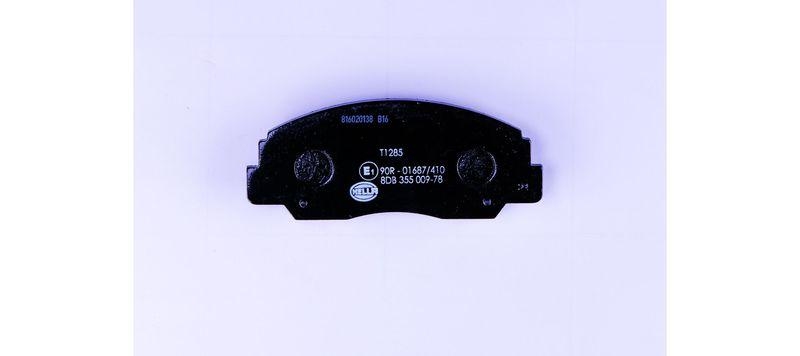 HELLA 8DB 355 009-781 Bremsbelagsatz, Scheibenbremsbelag f&uuml;r DAIHATSU